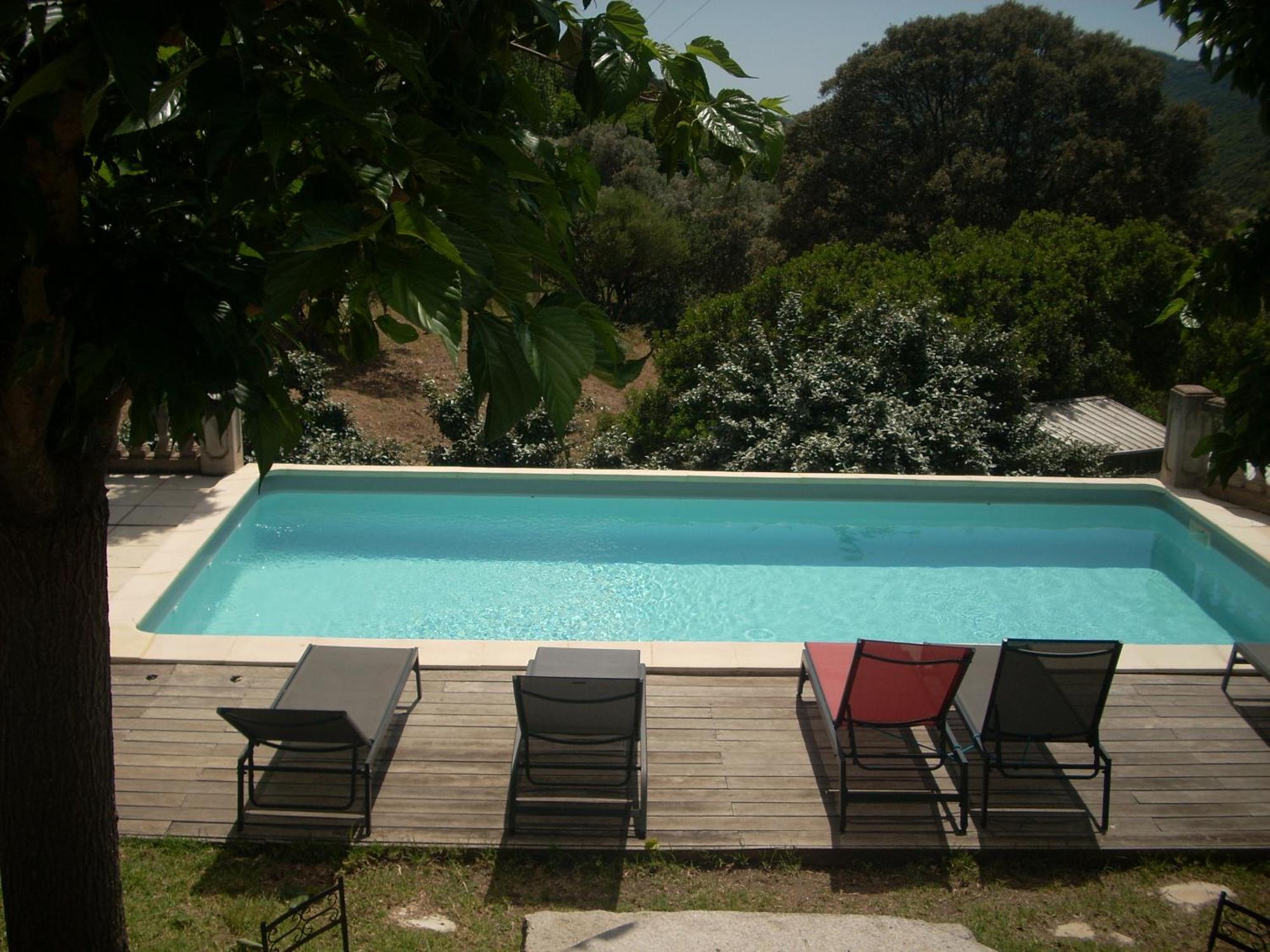 Chambre Independante Climatisee, Cuisine D'Ete, Piscine Sartène Exteriör bild